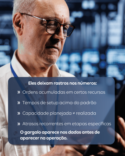 Os gargalos invisíveis que travam sua produção