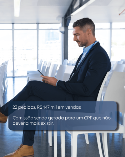 Como um vendedor desligado continuou faturando por meses