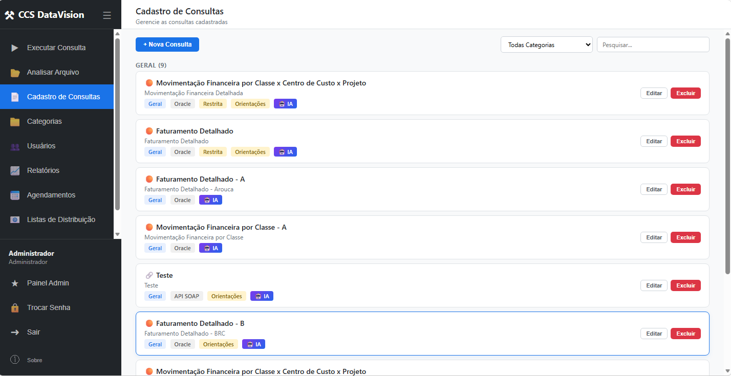 Cadastro de Consultas