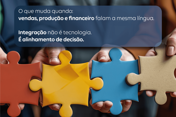 Quando vendas, produção e financeiro falam a mesma língua: o caminho para a previsibilidade empresarial
