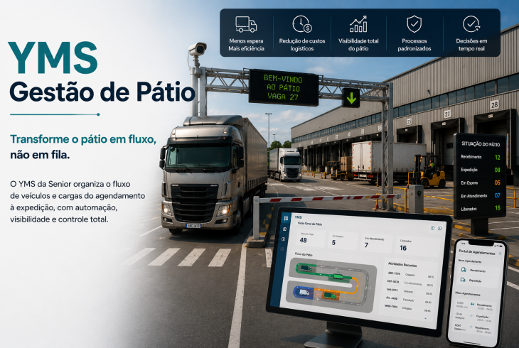 YMS: transforme seu pátio em fluxo e pare de perder dinheiro com caminhão parado